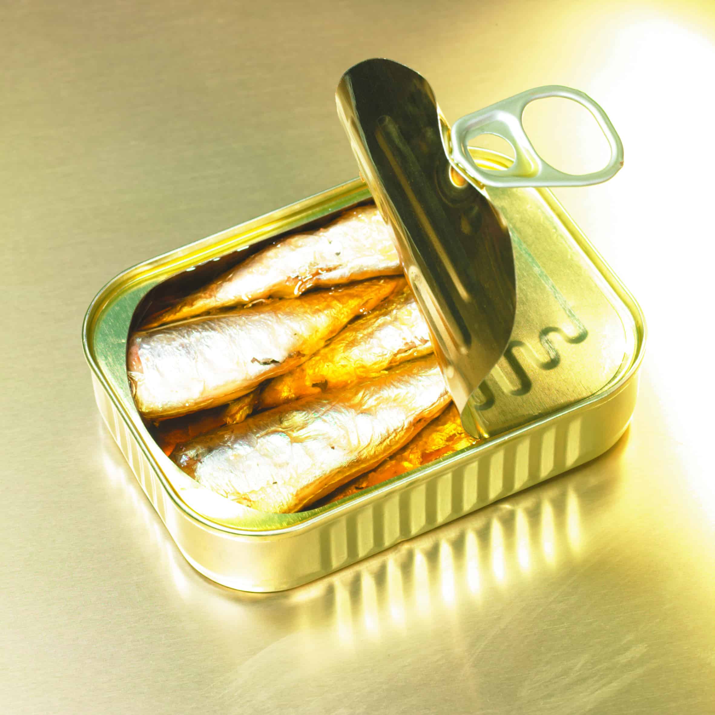 Boîtes de sardines - Or 