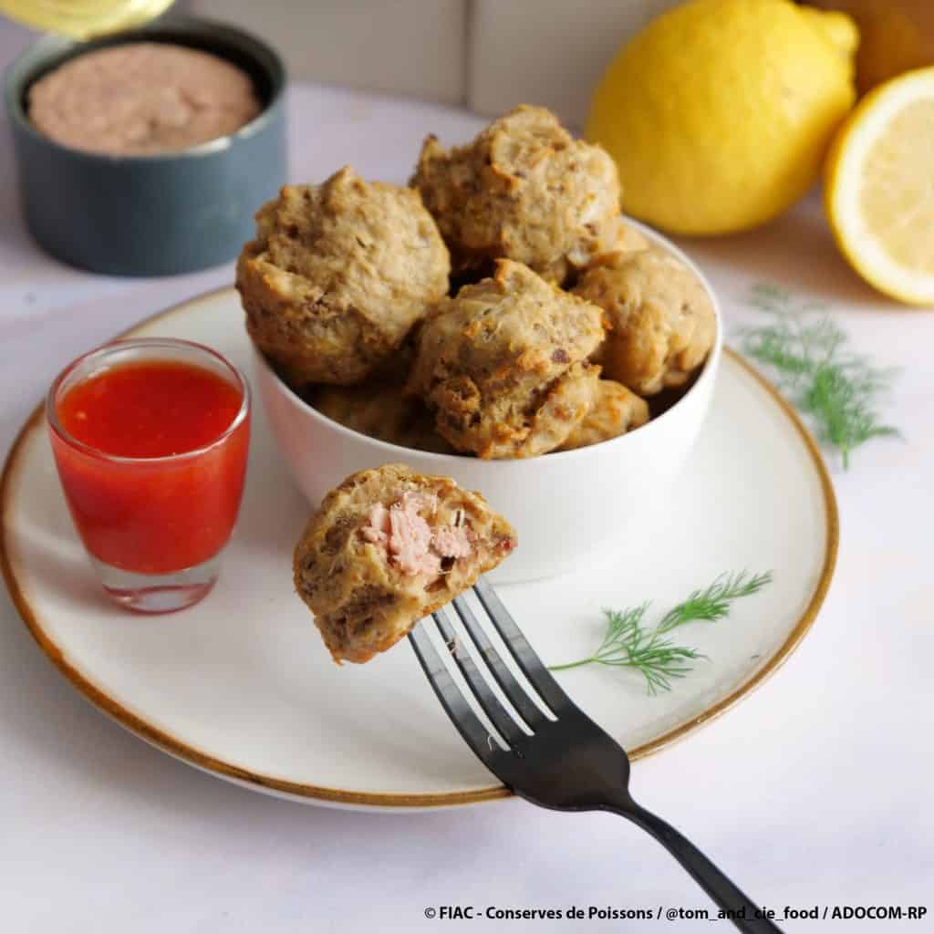 Acras de thon en conserve Conserves de Poissons