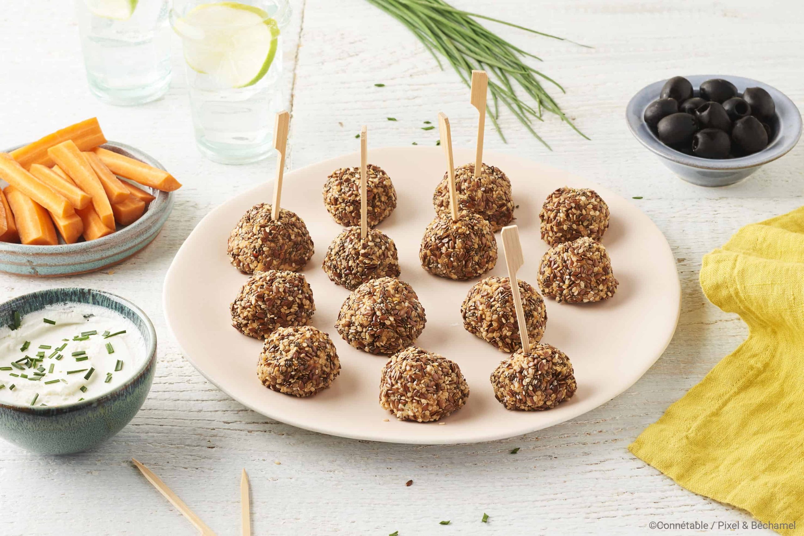 Boulettes de rillettes de thon au fromage frais - Connétable / Pixel & Béchamel