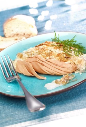 Filet de thon en conserve au chou-fleur poêlé